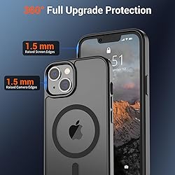 SUPFINE Magnetic for iPhone 14 Case & iPhone 13