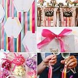 YAAVAAW 50mm Hot Pink Satin Ribbon 22m Thick Wedding Car Gift Florist Barbie view 7