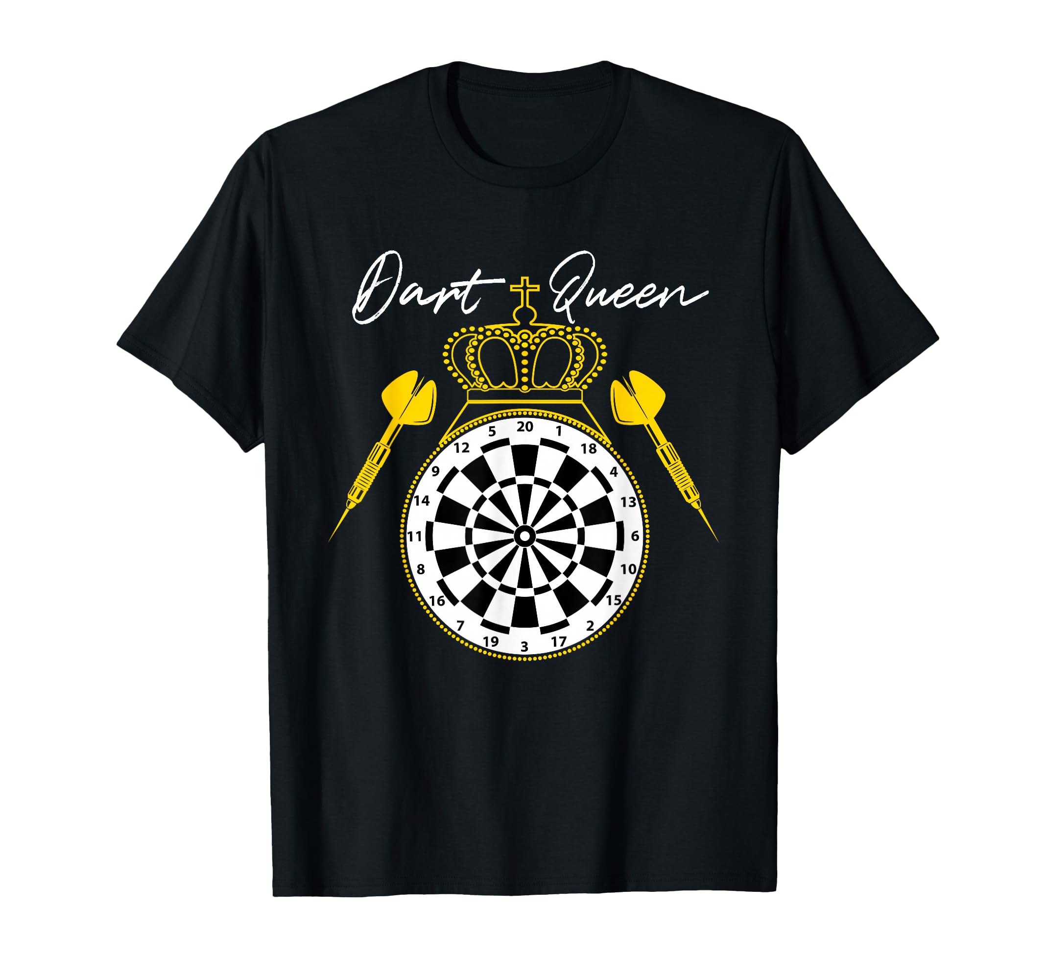 dart queens darts queens women who love darts funny design T-Shirt