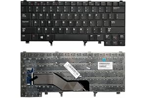 Laptop Replacement Keyboard for Without Backlit Dell Latitude E5420 E5430 E6220 E6320 E6330 E6420 E6430 E6440 Series (Without
