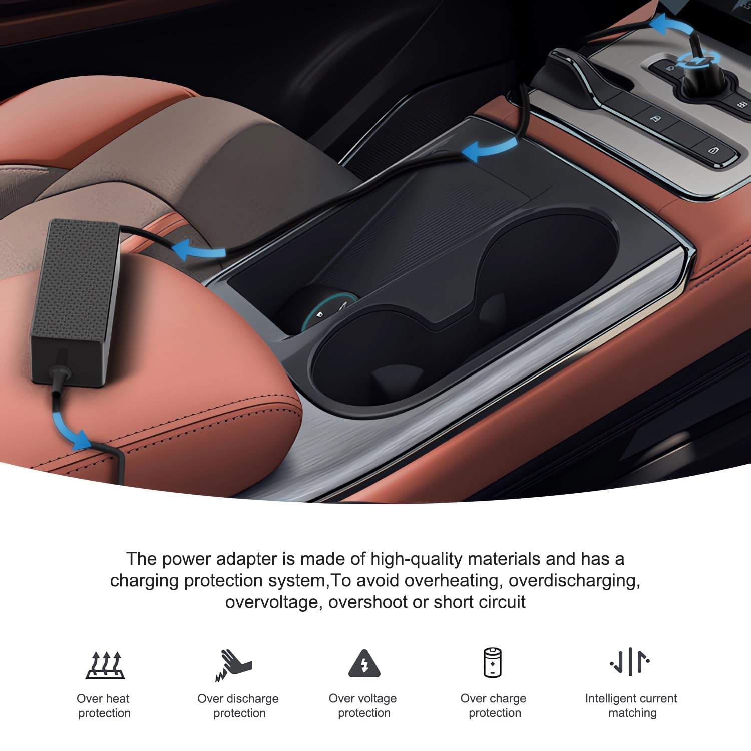 HKY for Resmed Airsense 10 DC Converter 24V 90W DC Adapter Fit Resmed AirSense 10 CPAP/Elite/AutoSet/AutoSet for Her,AirCurve 10 & AirStart 10 Series CPAP/Bipap Machine Power Cord Airsense 10 Supplies