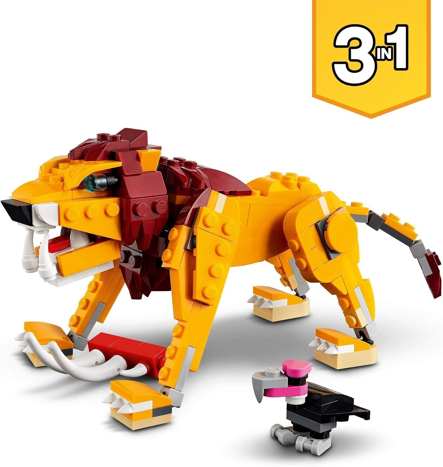 LEGO 31112 Creator Wild Lion, Multicolor - Image 3