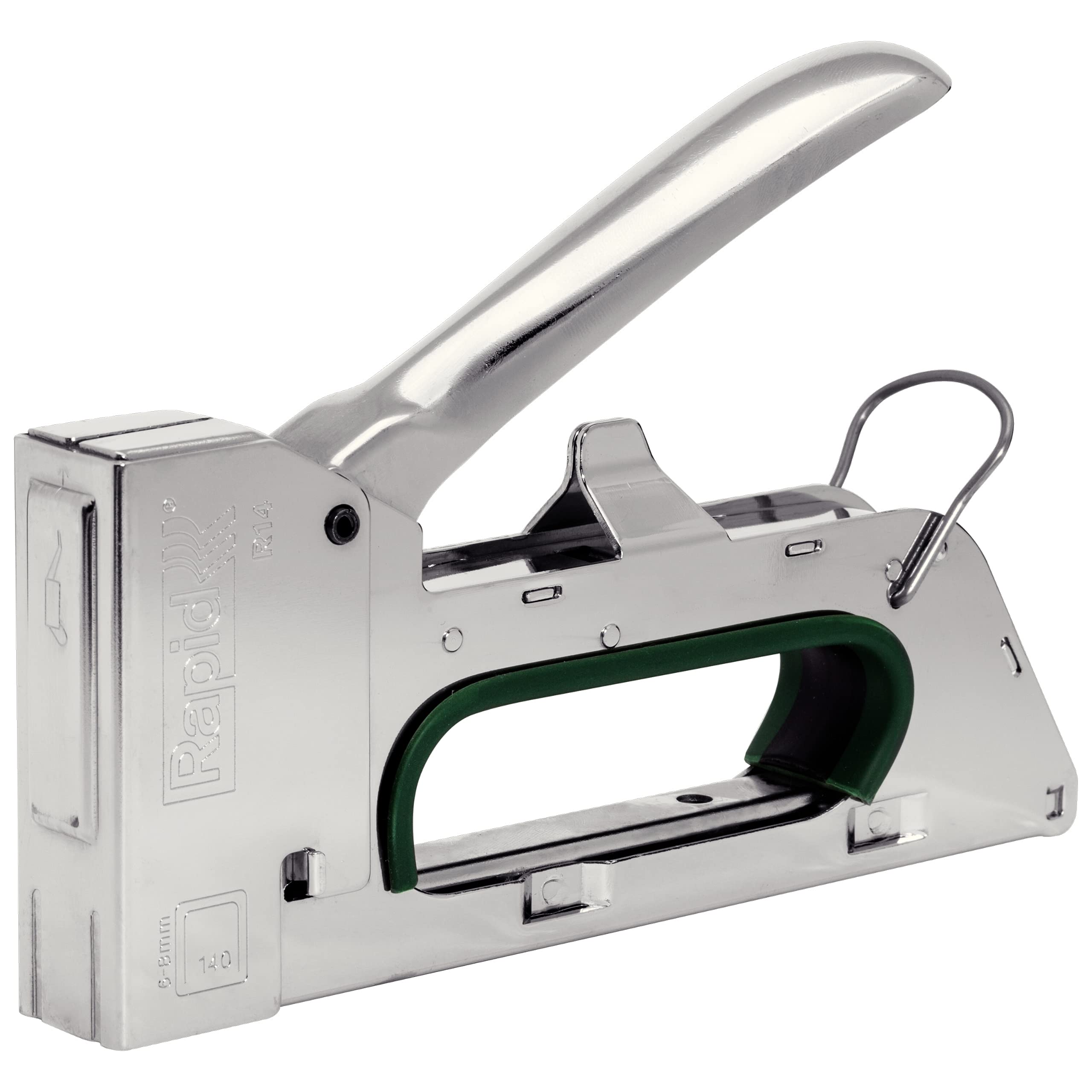 Rapid Heavy Duty Manual Staple Gun PRO R14 for No. 140 Staples, DIY Staple Gun with Ergonomic Handle, All-Steel Construction, and Easy Loading System, Made In Sweden (5000438)