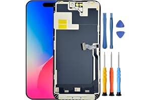 Foufinin for iPhone 14 Pro Max Screen Replacement for iPhone 14 Pro Max Screen Replacement with A2894 A2651 A2893 A2896 A2895 for iPhone 14 Pro Max LCD Display Touch Digitizer Assembly with Tools