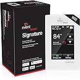 Nuheat nVent Signature AC0055 WiFi Programmable Floor Heating Thermostat | Dual-Voltage w/ Touchscreen, Floor Sensor &amp; Built-In GFCI - for Radiant Floor Heating System - for 120-240V Floor Heat Cables