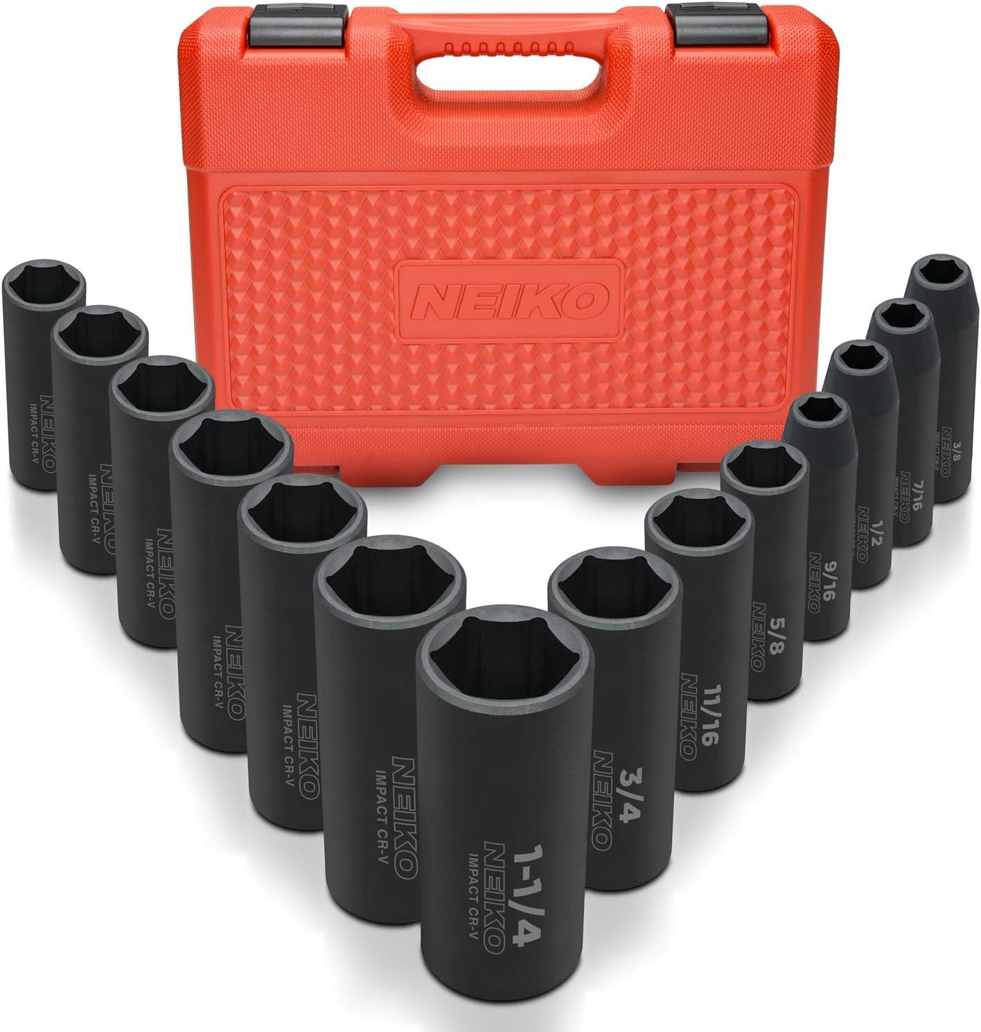 Neiko 02476A 1/2" Impact Socket Set, 14 Piece 6