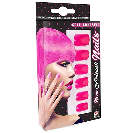 WIDMANN - Selbstklebende Neon Fingernägel