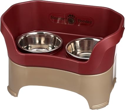 Amazon Com Neater Feeder Deluxe Large Dog Cranberry The Mess