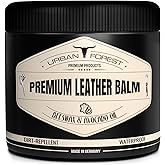 URBAN FOREST Leather Care Conditioner incl. natural Beeswax & Avocado Oil 16.9 fl oz, Heavy Duty Scratch Repair Balm - Preservative for Dry Cracked Furniture, Car Seats, Saddles, Boots Made in Germany