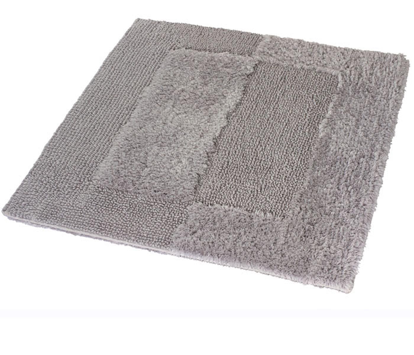 Kleine Wolke 55 x 65 cm Bath Rug, Silver/Grey