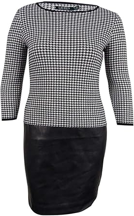 ralph lauren houndstooth dress