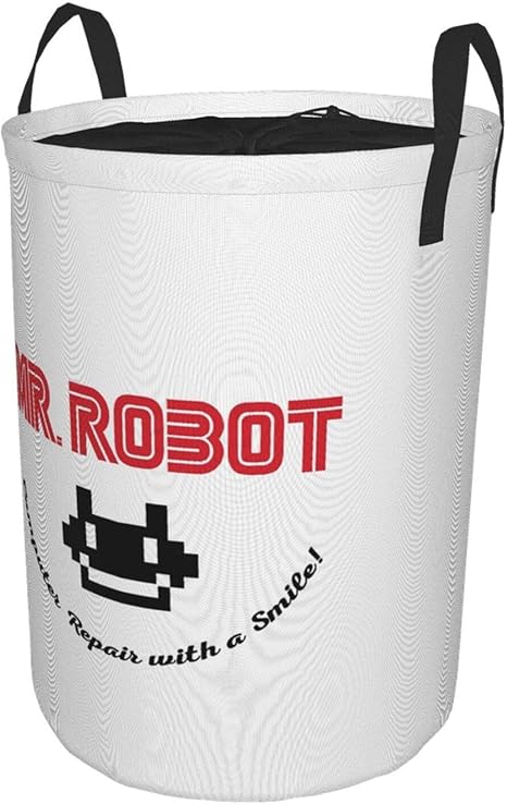 Amazon Co Jp ランドリーバスケット ミスター ロボット ランドリー収納 汚れた衣類収納バケット 洗濯カゴ 丸型 洗濯ボックス 収納ボックス 生活雑貨 おもちゃ 収納バッグ取っ手付き 防水 玩具収納袋 ビーム口付き 防塵 家庭用 取って付き 型崩れが起きず ホーム