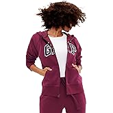 GAP womens Logo Hoodie Hooded Full Zip Sweatshirt