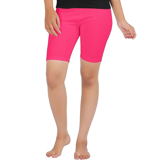 fuschia pink shorts