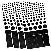Brvlsoc Vinyl Webcam Covers &ndash; Restickable Privacy Stickers for Laptop, Smartphone, Tablet, Smart TV &amp; Game Console &ndash; Black, Multiple Sizes
