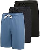 Real Essentials 3 Pack: Shorts Mens Gym Casual