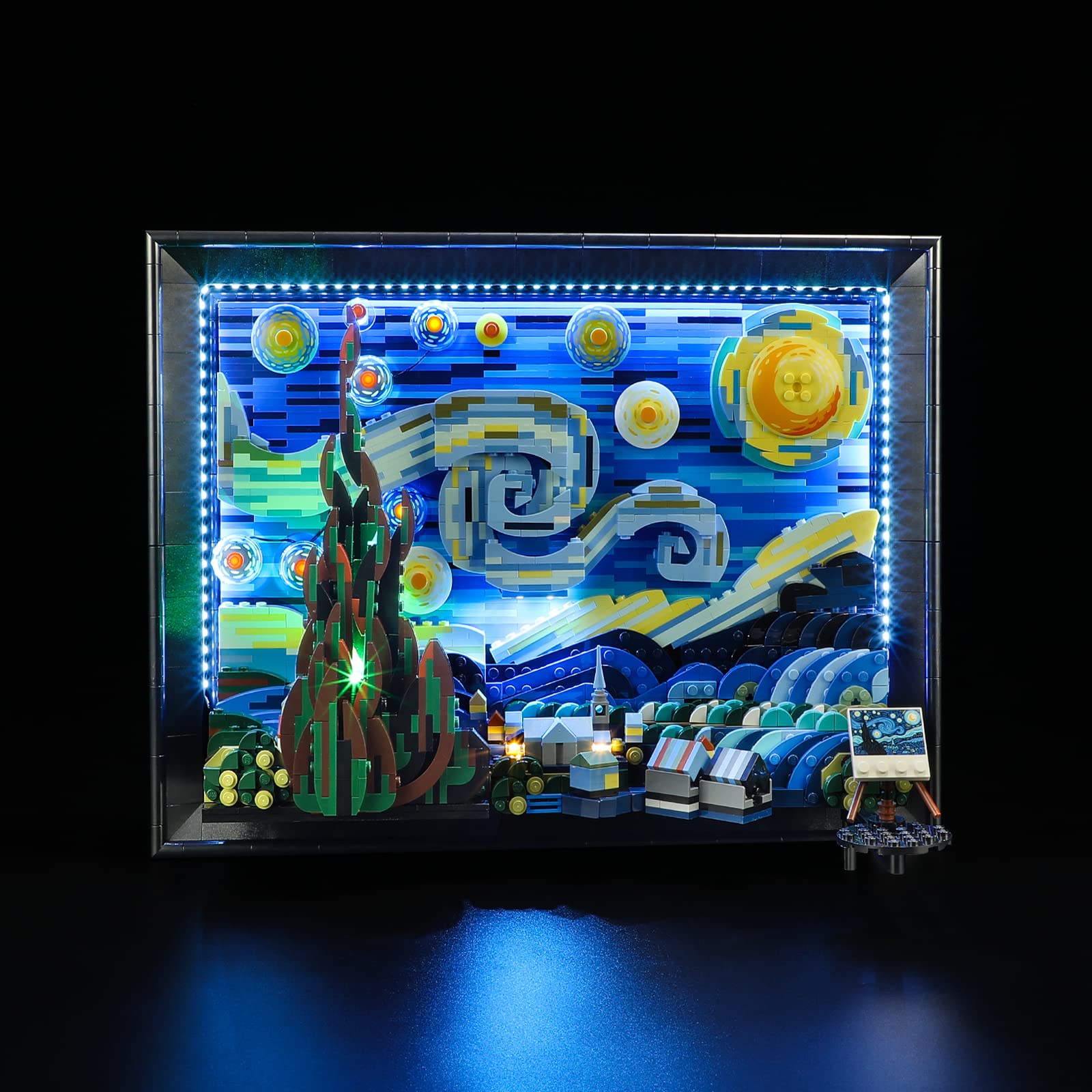 LIGHTAILING Light for Lego-21333 Vincent-Gogh The Starry-Night - Led Lighting Kit Compatible with Lego Building Blocks Model - NOT Included The Model Set
