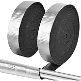Pipe Wrap Insulation - 33 ft Outdoor Pipe Foam Insulation Tape Self Adhesive for Winter Freeze Protection Insulation Wrap - Aluminum Foil Finish-2" x 33FT