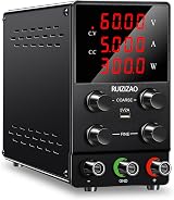 RUZIZAO 60V 5A DC Power Supply Variable Bench Regulated LCD 4-Digit view 1