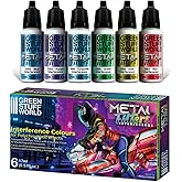 Green Stuff World Metal Filters for Models and Miniatures: Set of Interference Colors 10129