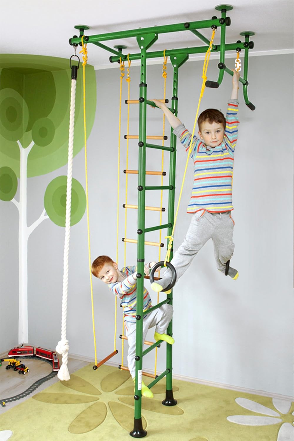 Niro Klettergerüst für Kinderzimmer - Niro Sprossenwand FitTop M1