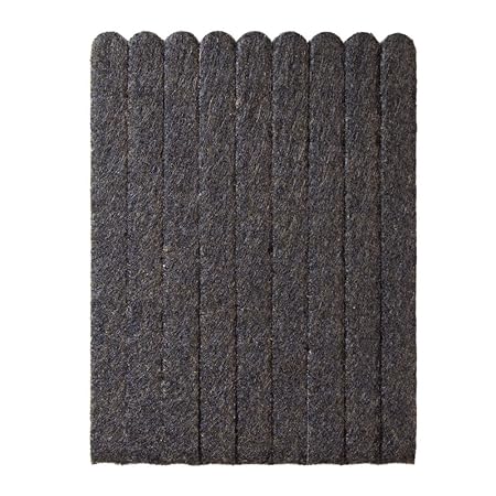 Filzgleiter, Möbelgleiter als Filzstreifen, ca. 15 x 1,3 x 0,5 cm, extra, strapazierfähiger Filz, selbstklebend, 108 Stück, b