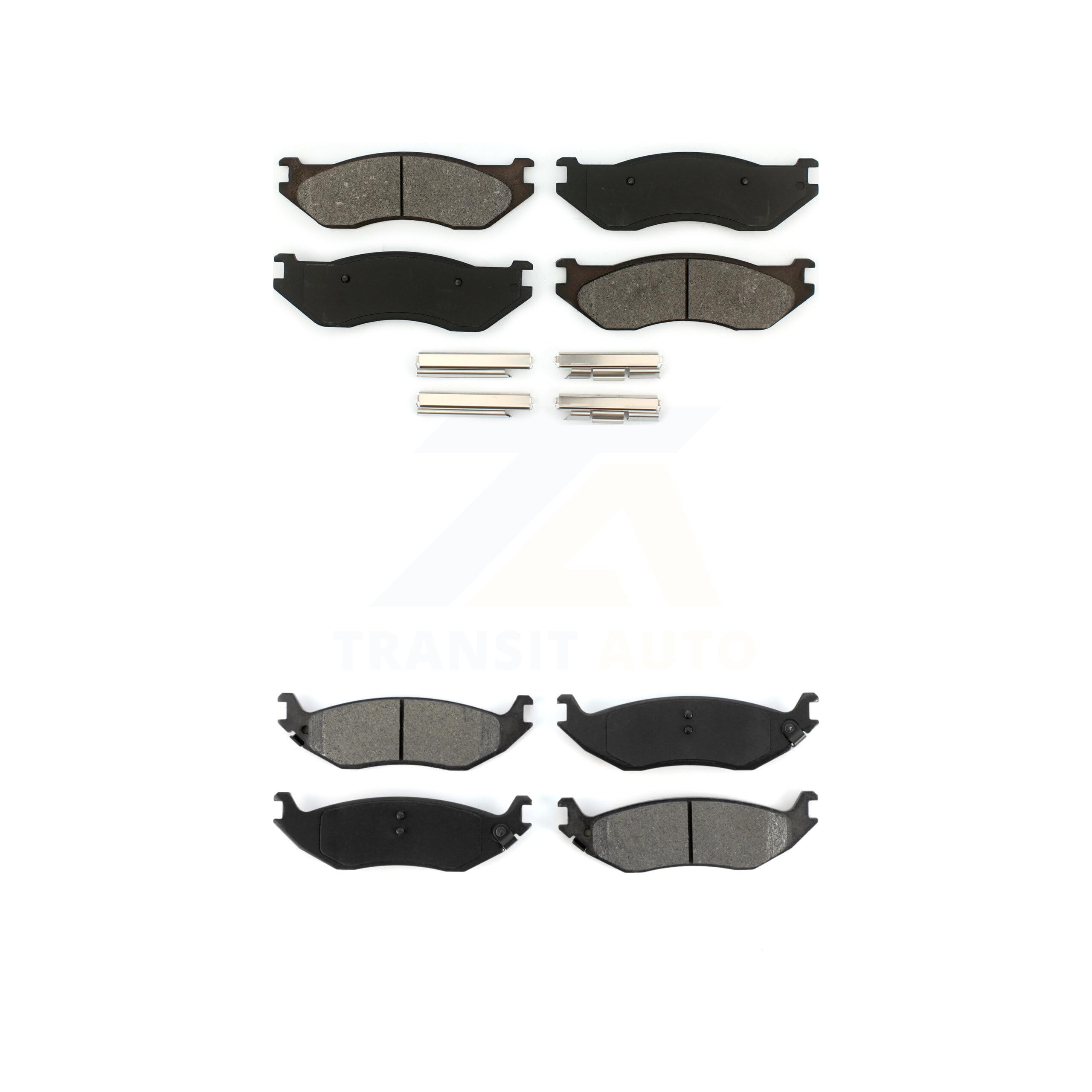 SIM Front Rear Semi-Metallic Brake Pads Kit