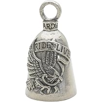 Lucky Bell For Motorcycle Skull Metal Guard Bell Novelty