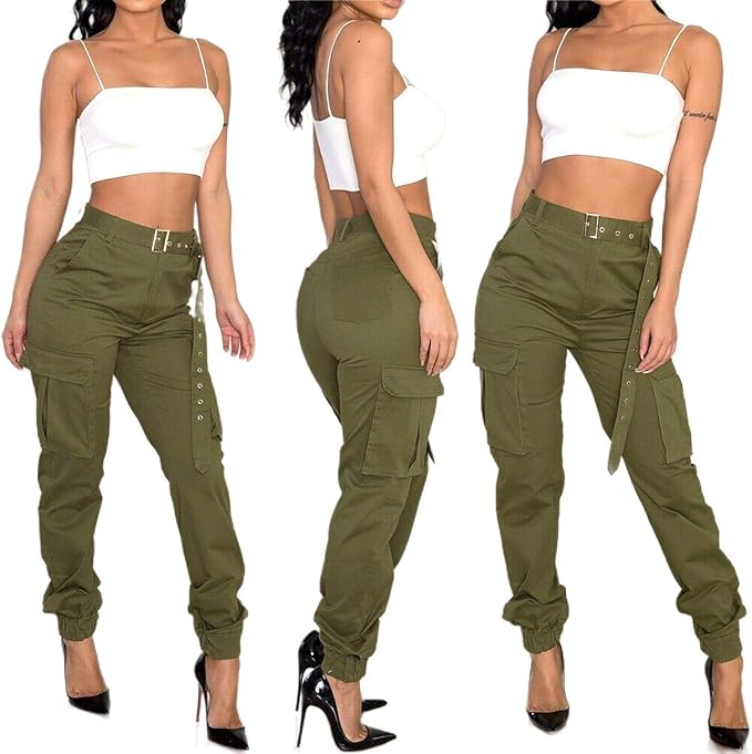 girls wearing cargo pants