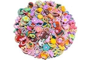 120 Pcs Multi Color Small Hair Ties Soft No Hurt Mini Elastics for Hairbands Scrunchies and Accessories Gentle Stretch Bands 