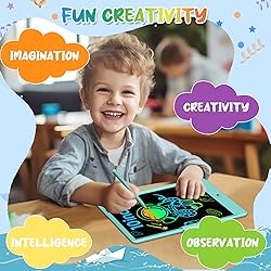 PYTTUR LCD Writing Tablet for Kids 10 Inch Colorful