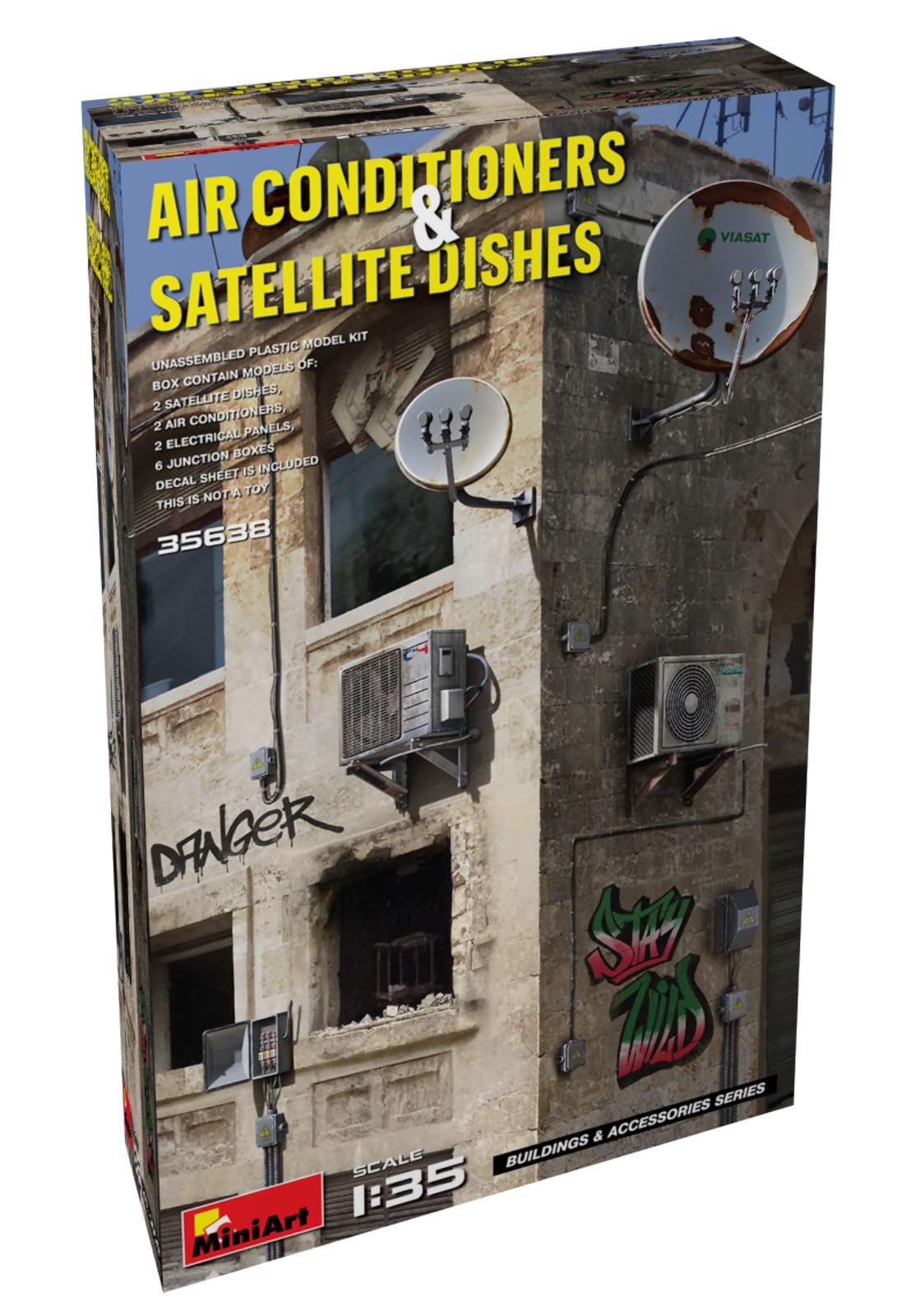 Miniart 1:35 - Air Conditioners & Satellite Dish