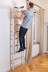 BenchK - Wooden Swedish Ladder Wall Stall Bar