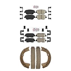 Transit Auto Front Rear Ceramic Disc Brake Pads Kit