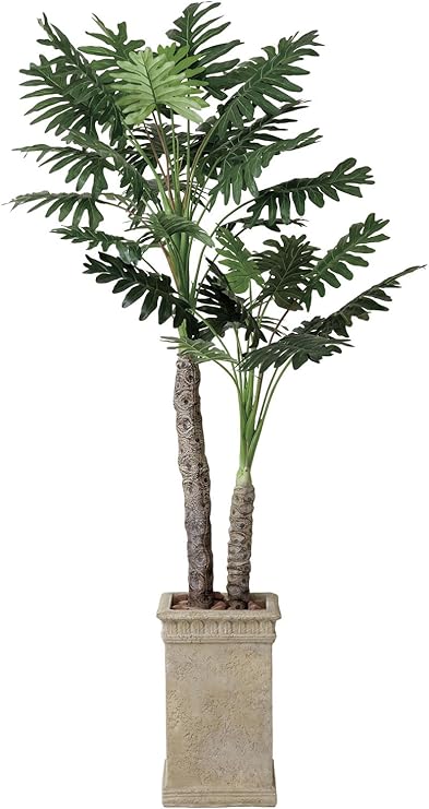 Amazon 造花アート 観葉植物 セローム2 0 誕生日祝い 結婚祝い 結婚記念日 出産祝いに ビジネスフラワー 人工観葉植物 通販