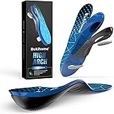 Plantar Fasciitis Insoles - High Arch Support Inserts for Men Women, Heavy Duty Insoles with Mild Metatarsal Support for Metatarsalgia, Flat Feet, Plantar Fasciitis Relief-Size XL