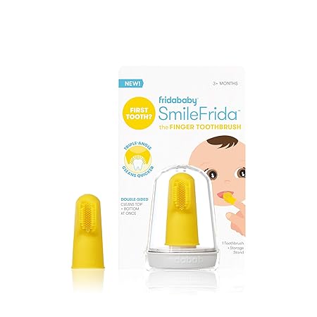 FridaBaby Baby's First Toothbrush with 