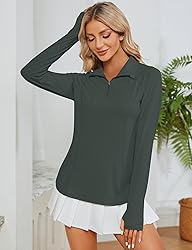 LOMON Women Hiking Shirts Quick Dry Long Sleeve