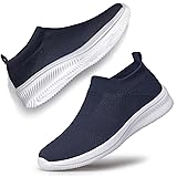 vibdiv Flat Shoes Mesh Knit Sock Sneakers Slip on