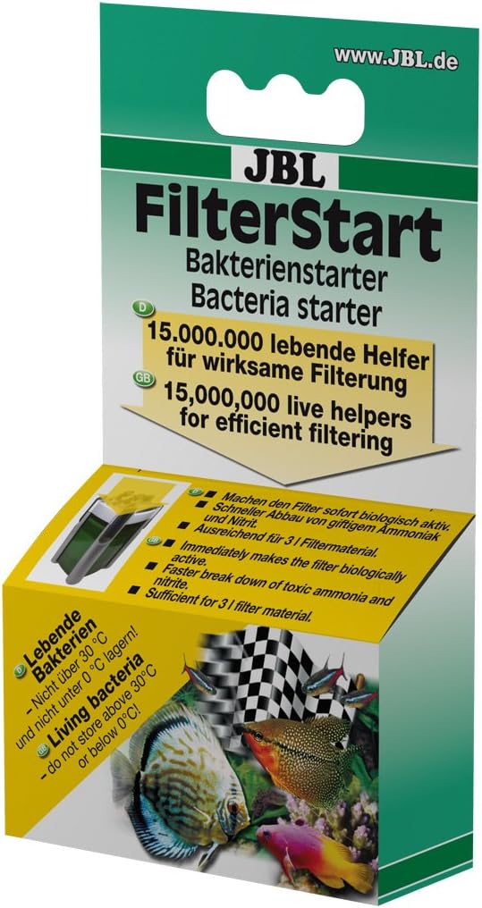 JBLFilterStart, Bacteria for The Activation of New and Cleaned Filters for Freshwater and Marine Aquariums, Liquid