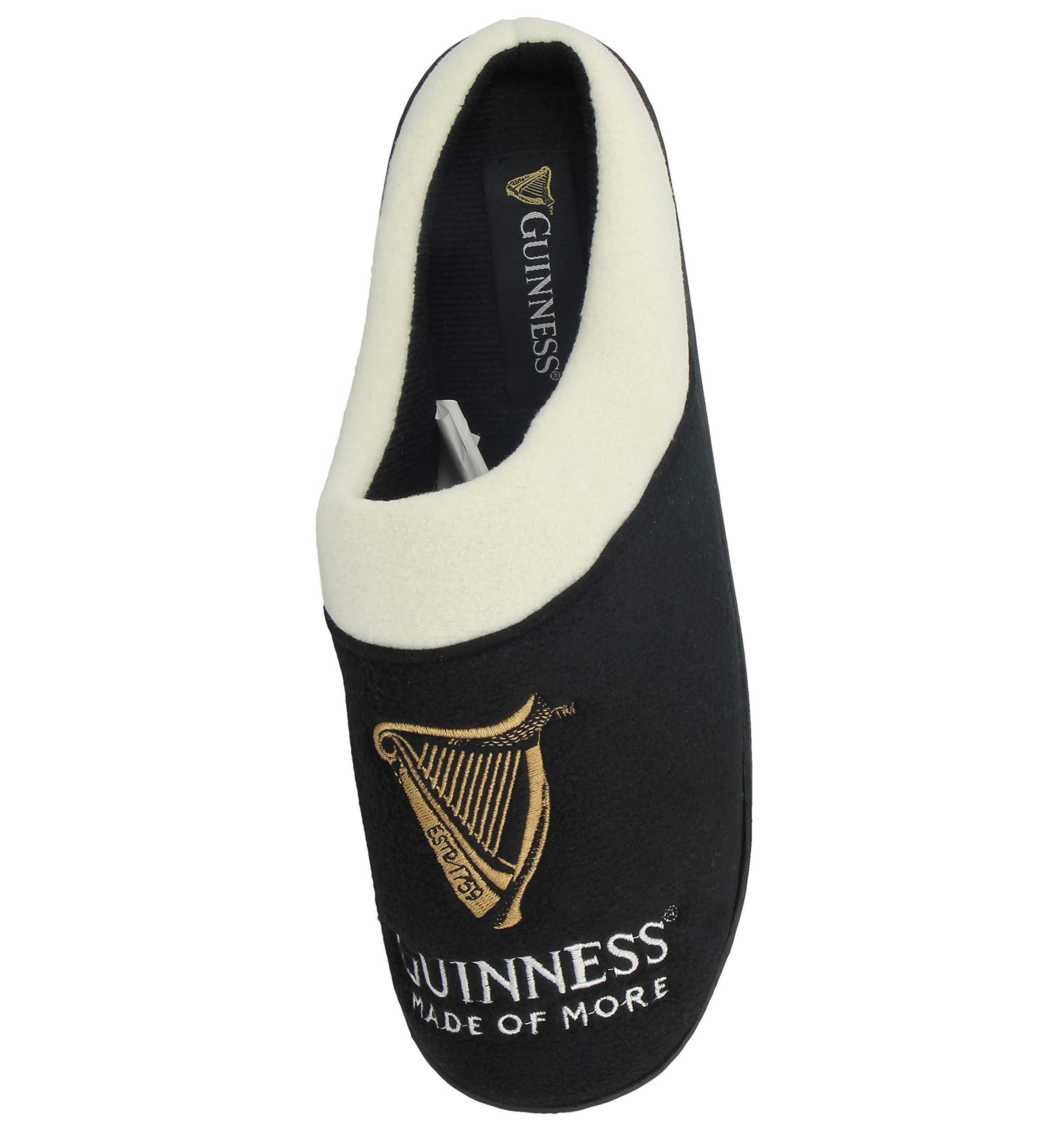Guinness Mens Novelty Fleece Character Slip On Mules Slippers