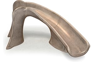 S.R. SMITH S.R.Smith 698-209-58123 Cyclone Right Curve Pool Slide, Sandstone