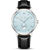 Watch for Men,Minimalist Mens Watches with Leather Strap and Replaced Steel Watch Band