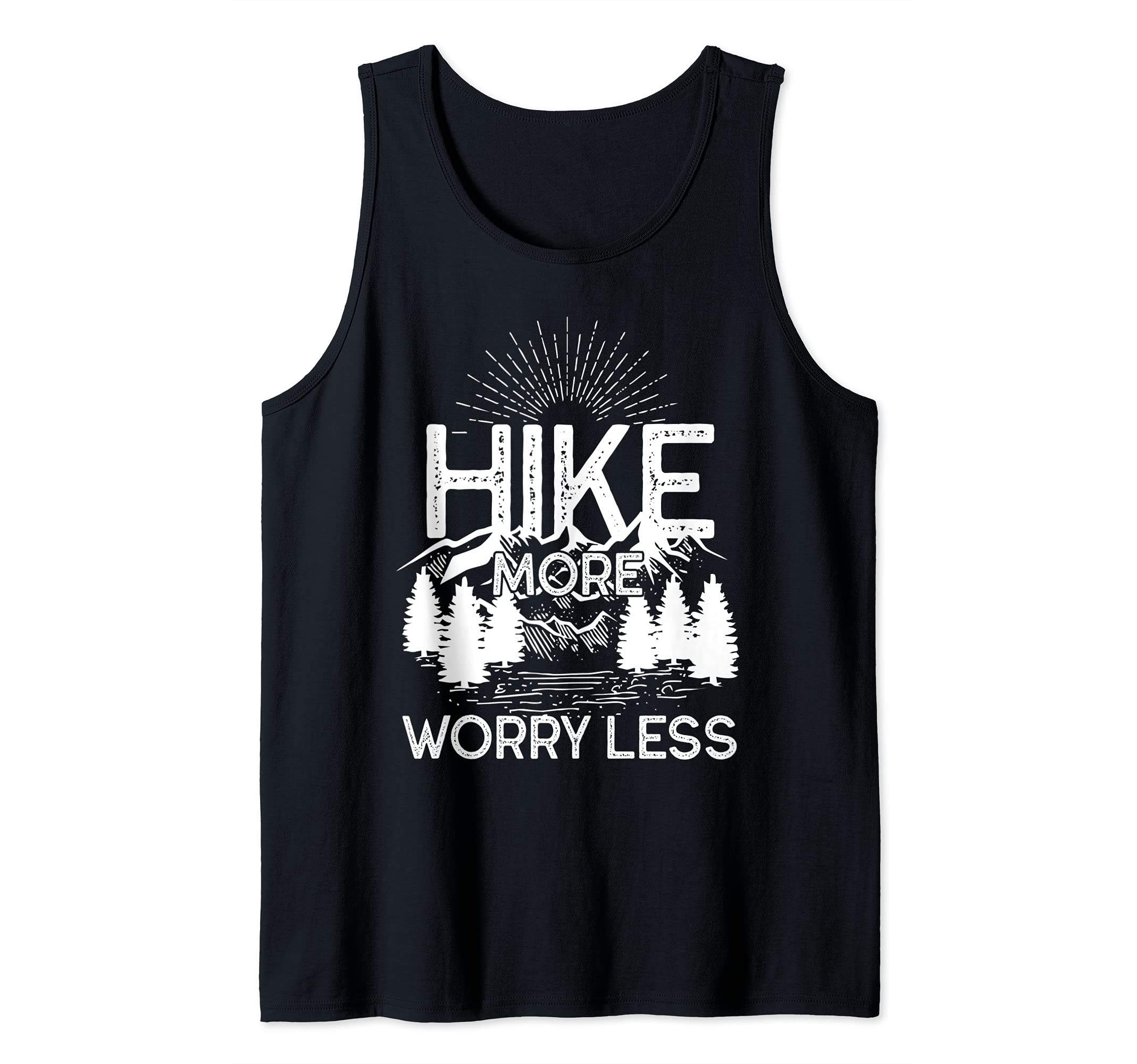 Camping Hike More Vintage Sunset Mountain Climbing Tank Top
