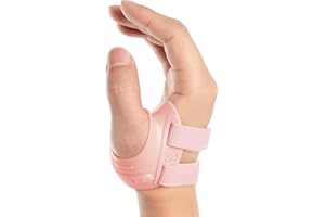 FORTEMOTUS CMC Thumb Brace, Upgrade Thumb Splint for CMC Joint Pain Relief and Support, Osteoarthritis, Tendonitis, Arthritis, CMC Joint Thumb Arthritis Brace: for Women Men (Pink, Right Hand, Medium)