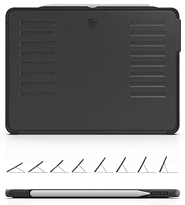 ZUGU CASE The Muse Case - 2018 iPad Pro 11 inch (New Model) - Very Protective But Thin + Convenient Magnetic Stand + Sleep/Wake Cover (Black)