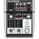 Behringer XENYX 302USB Premium 5-Input Mixer with Mic Preamp and USB/Audio Interface