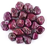InfinityGemsArt 100 CTS. Natural Raw Ruby Rough Stone, Ruby Bullets, Rough Crystals for Jewelry Making, Wire Wrapping Wholesale Gemstone Lot Crystals, July Birthstone, Birthday, DIY Gift