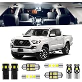 ENDPAGE 11-Pieces Tacoma LED Interior Light Kit for Toyota Tacoma 2016 2017 2018 2019 2020 2021 2022 White 6000K Interior LED Lighting Package + License Plate Lights, Reverse Lights, Install Tool