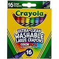 Crayola Large Washable Crayons 16 Pack - 2 Packs